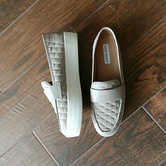 Steve Madden Shoes - Howell' Quilted Slip-On Platform Sneaker